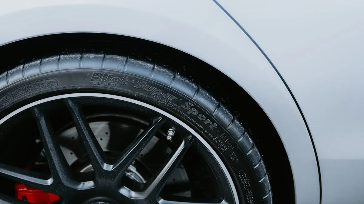 A tyre with deep, even tread representing long tread life