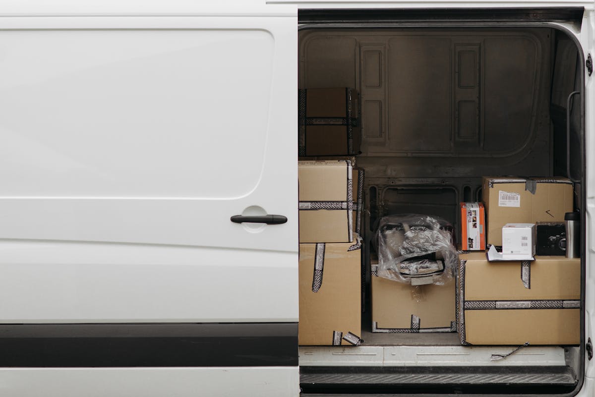 A mobile tyre fitter working at a customer's home instead of a garage