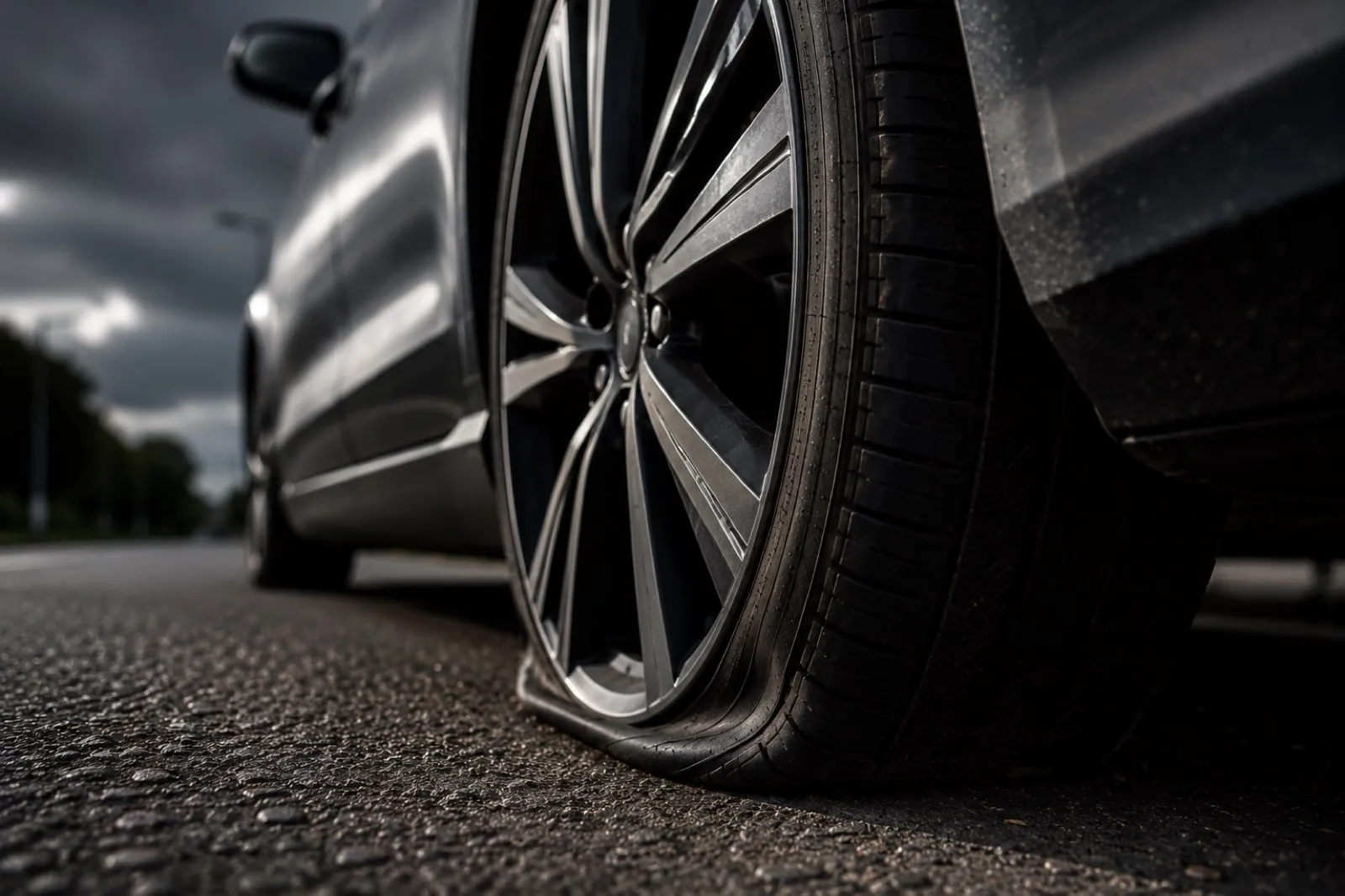 Roadside wheel change - Locking Wheel Nut Removal in Digbeth